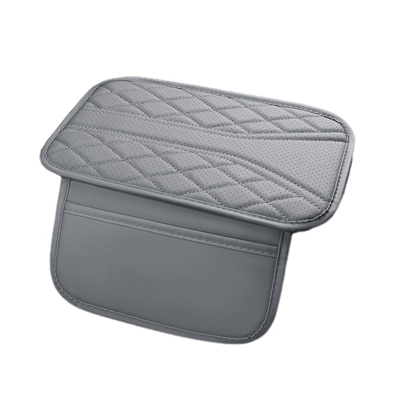 TFYZYY Car Armrest Box with High Padding, Faux Leather Center Armrest Protector, Elbow Support Pad, Comfortable Storage Bag for Cars, Universal Fit for All Seasons