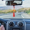 thumbnail image 1 of TFYZYY Car Hanging Pendant Rearview Mirror Decor - Real Gourd & Boxwood, Lucky Charm for Car Interior, Universal Fit, Easy Install, 26x8cm, 1 of 6
