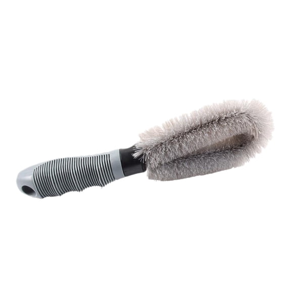 TFYZYY Car Hub Brush Tool for Tire Crevice Cleaning L Shape Design, Non-Slip Handle, Durable PP Material, Suitable for Exterior Car Wash, Easy to Use, Effective Scrub Brush