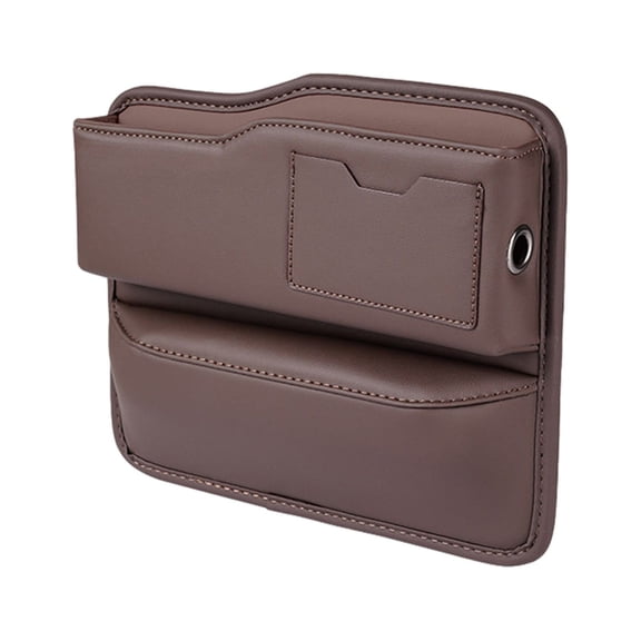 TFYZYY Car Seat Organizer Storage Box Faux Leather Car Seat Gap Filler and Storage Solution Prevents Clutter, Holds Phones, Loose Change, and Small Items Premium Car Accessories