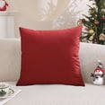 thumbnail image 1 of TFYZYY Christmas Pillow Covers 18x18 Red Decor Throw Pillows, Plaid Cushion Covers for Couch, Sofa, Porch Chair, Decorative Accent for Home and Office, 1 of 6