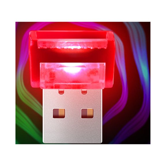 TFYZYY Colorful USB Mood Light Compact Interior LED Accent Lamp Easy Installation for Car Decoration Great Gift for Halloween and Christmas Relaxing Ambient Lighting