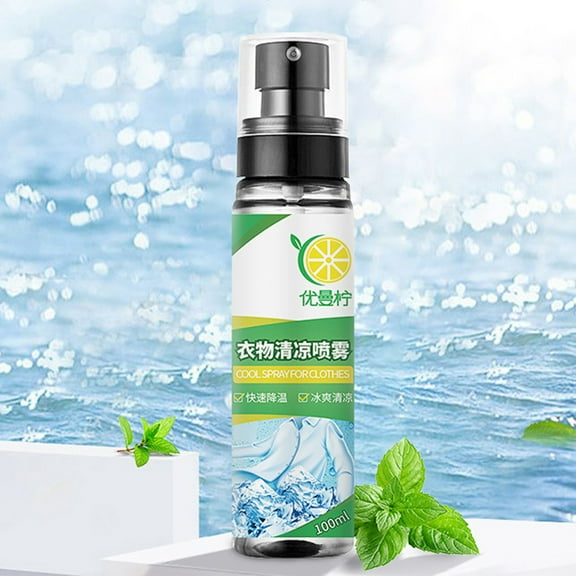 TFYZYY Cool Relief Spray for Summer Heat - Portable Cooling Mist for Car and Clothing - Rapid Cooling Solution for Outdoor Activities and Travel