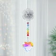 thumbnail image 1 of TFYZYY Crystal Suncatcher Wind Chime, Multicolor Iron Pendant with AB Beads, Garden Decor for Indoor/Outdoor Use, 13.8in, Festive Home Accent, 1 of 6