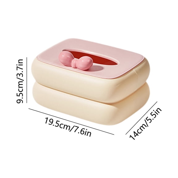 TFYZYY Cute Tissue Box for Living Room, Stylish Desktop Napkin Holder, Round Paper Storage, Multi-functional Home Decor, Practical Tissue Organizer for Bedrooms and Offices