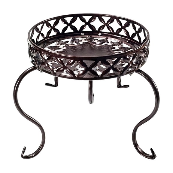 TFYZYY European-Style Wrought Iron Plant Stand, Floor-Standing Display Rack for Potted Plants, Succulents, and Decorative Items, Compact and Sturdy Design for Balconies and Living Spaces
