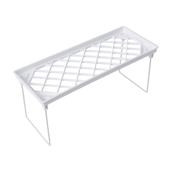 TFYZYY Foldable Storage Rack, Desktop Cup Stand, Multi-functional Organizer for Office, Kitchen, and Home Use, Portable Plastic Shelf, Space-Saving Design with Breathable Bottom