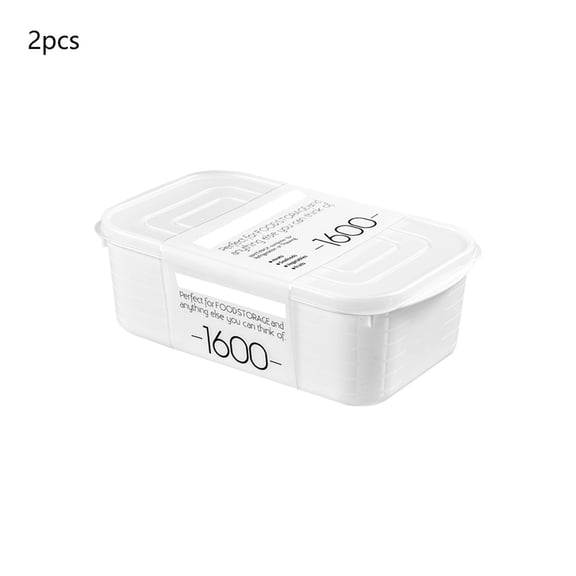 TFYZYY Fresh Keeping Box for Vegetables and Meats Stackable Food Storage Container with Sealed Lid, Food-Safe Material, Clear Volume Markings for Efficient Kitchen Organization