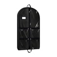 thumbnail image 1 of TFYZYY Garment Bag Suit Bag for Travel and Storage, Foldable Design with Transparent Window, Breathable Non-Woven Fabric, Dust-Proof Clothing Organizer with Smooth Zipper for Hanging Clothes, 1 of 6