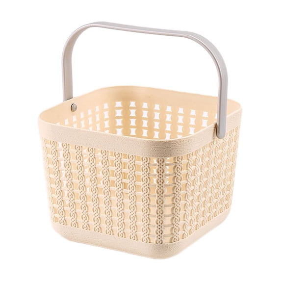 TFYZYY Hollow Hand Basket Multifunctional Plastic Storage Bin for Home, Bathroom, and Closet Durable Laundry Hamper with Ventilated Design and Convenient Handles for Easy Transport