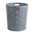 thumbnail image 1 of TFYZYY Large Capacity Plastic Laundry Hamper Sturdy Dirty Clothes Storage Basket with Side Handles, Hollow Design for Odor Prevention, Smooth Finish for Delicate Fabrics, 1 of 5