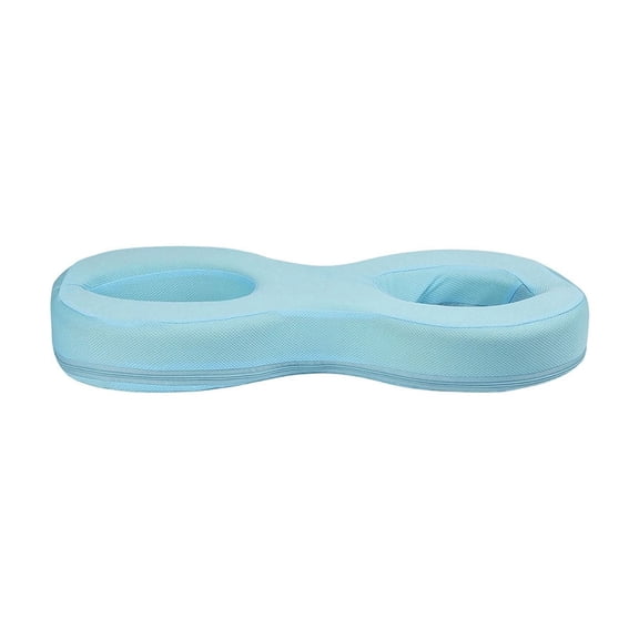 TFYZYY Memory Foam Cervical Support Pillow with Ear Hole Side Sleeper Face Lift Design, Anti-Wrinkle, Breathable Washable Cover, Slow Rebound Foam for Neck Relief and Comfort