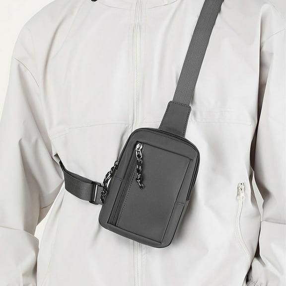 TFYZYY Mini Sling Bag for Men & Women, Waterproof Crossbody Chest Bag, Small Phone Pouch, Casual Sling Backpack for Travel, Hiking, and Daily Use