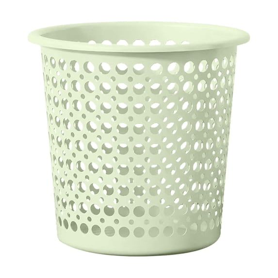 TFYZYY Modern Perforated Trash Can Durable Plastic Garbage Bin for Bathroom, Office, Kitchen, Small Spaces Sturdy Wastebasket with Large Opening Design for Easy Use and Maintenance