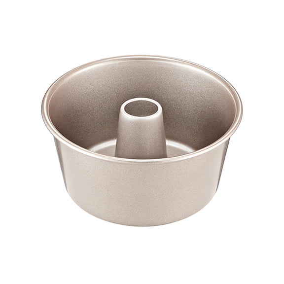 TFYZYY Non-Stick Round Cake Mould with Chimney Design Solid Bottom Metal Baking Pan for Bread, Cakes, and Pastries High-Quality, Easy to Clean Baking Tool