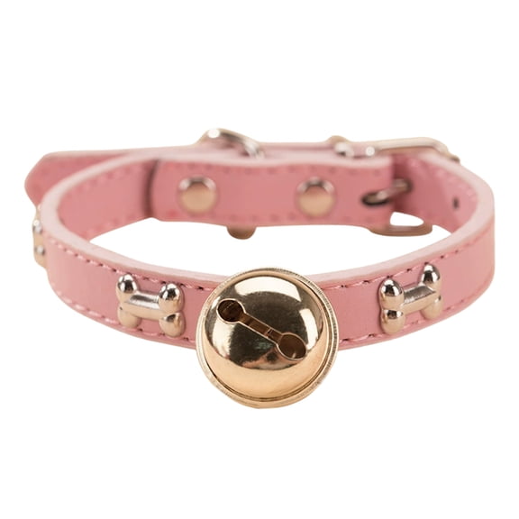 TFYZYY Pet Collar with Bells for Small Dogs and Cats, Adjustable Neckband for Teddy Bears, Durable Polyurethane Accessory for Everyday Use, Stylish Pet Jewelry
