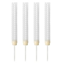 TFYZYY Plastic Moss Pole for Plants, Stackable Support for Climbing Plants, Fillable Design for Indoor Use, 17x6cm with Ground Plug