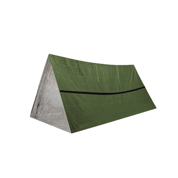 TFYZYY Portable Outdoor Emergency Tent, Heat Reflective Bag, Cold and Damp Proof Shelter, Aluminum Film Survival Gear, Rescue, Hiking, Camping, Multi-Purpose Insulation Blanket