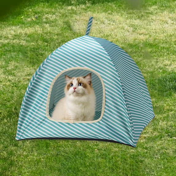 TFYZYY Portable Pet Teepee Cat Tent Outdoor Indoor Cat House with Breathable Design, Easy Setup, Durable Construction, Compact and Lightweight Pet Shelter for Cats and Small Dogs