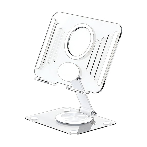 TFYZYY Rotating Tablet Stand for Desktop Portable and Foldable Phone Holder, 360° Adjustable, Anti-Slip Support, Lightweight Design for Work, Viewing, and Live Streaming