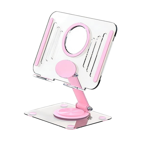 TFYZYY Rotating Tablet Stand for Desktop Portable and Foldable Phone Holder, 360° Adjustable, Anti-Slip Support, Lightweight Design for Work, Viewing, and Live Streaming