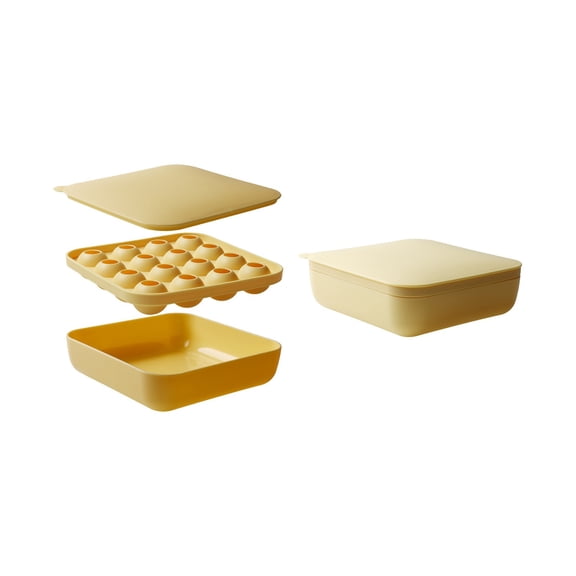 TFYZYY Silicone Ice Tray Molds for Homemade Ice Cream, Food Grade Flexible Silicone, Multi-Cavity Design with Fitted Lid, Ideal for Making Ice Cubes, Custom Drinks, and Treats