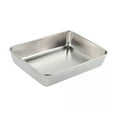 thumbnail image 1 of TFYZYY Stainless Steel Meal Tray Rectangular Food Storage Box for Fridge, Oven Safe Serving Tray for Camping and Picnic, Durable and Lightweight Kitchen Organizer, 1 of 6