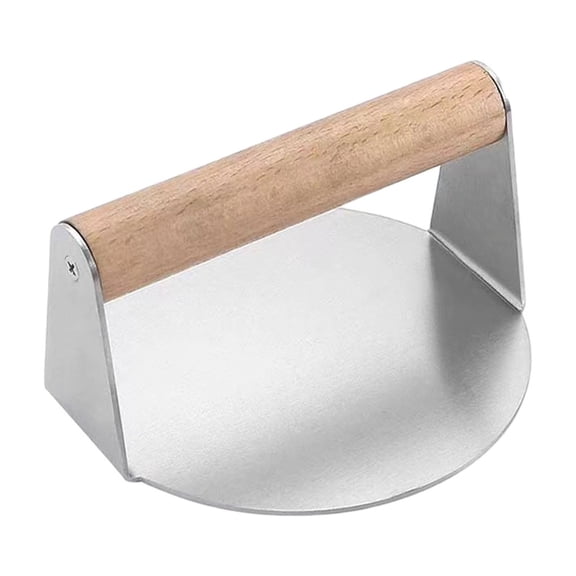 TFYZYY Stainless Steel Meatloaf Press Round Burger Press Kitchen Tool for Grilling Easy to Clean Non-Slip Handle Perfect for BBQs, Camping, and Home Cooking
