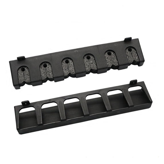 TFYZYY Vertical Fishing Rod Wall Mounted Rack Space Saving Fishing Pole Holder for Garage Adjustable Fishing Rod Storage with Grip Pads Easy Installation for Rods and Reels