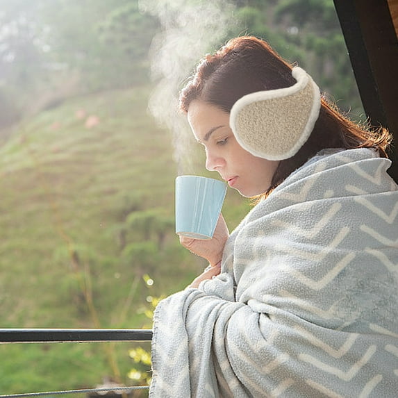 TFYZYY Warm Winter Cycling Ear Muffs, Thickened Faux Fur Ear Protection for Men & Women, Stylish Colors, Secure Design, Outdoor Cold Weather Cover