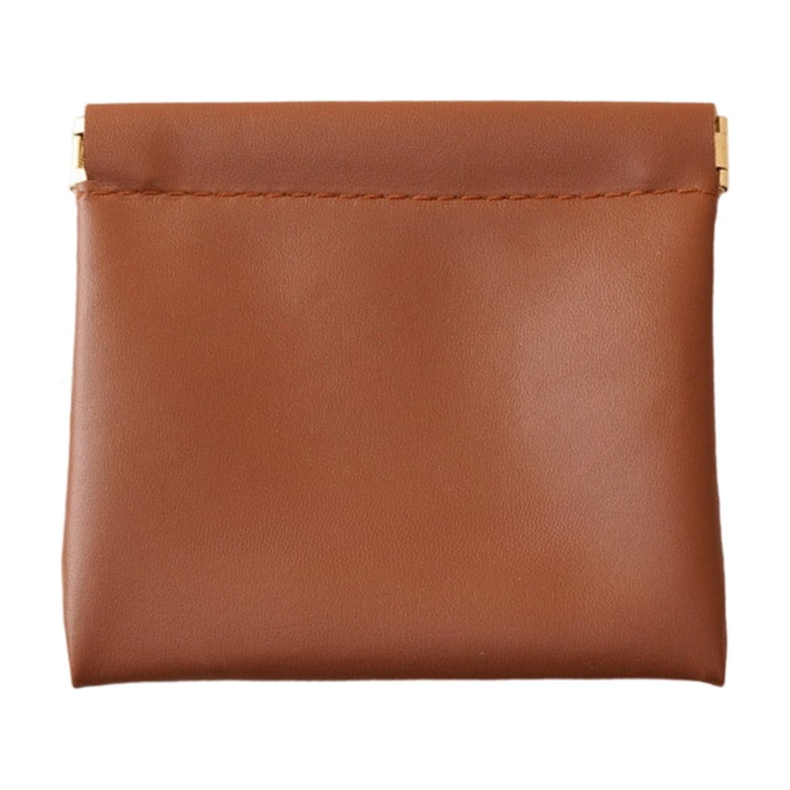 TFYZYY Waterproof Artificial Leather Cosmetic Bag Portable Zipper-Free Mini Makeup Pouch for Women, Travel