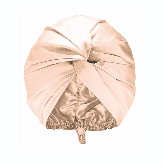 TFixol Household Items Satin Silk Bonnet for Sleeping Double Layer Turban Sleep Cap for Women Adjustable Hair Wrap for Curly Straight Hair