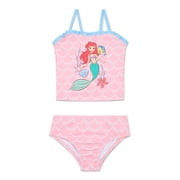 Character Toddler Girl Tankini Swimsuit Set, 2-Piece, Sizes 12M-5T
