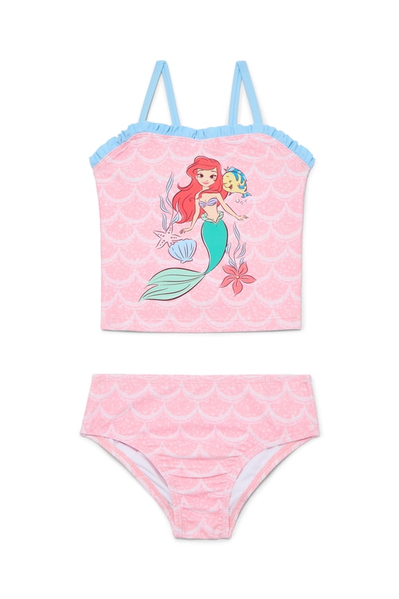 Character Toddler Girl Tankini Swimsuit Set, 2-Piece, Sizes 12M-5T
