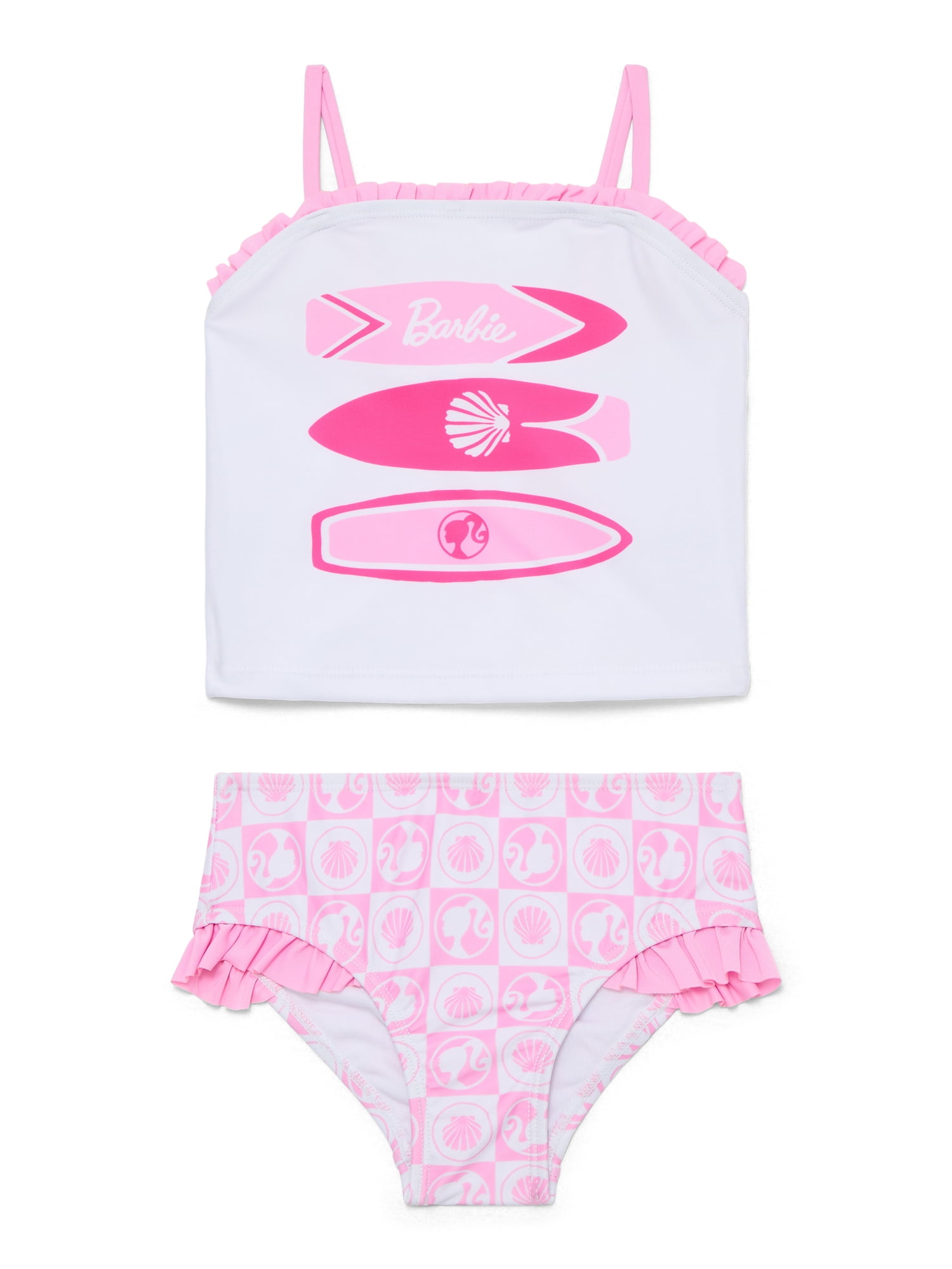 Character Toddler Girl Tankini Swimsuit Set, 2-Piece, Sizes 12M-5T