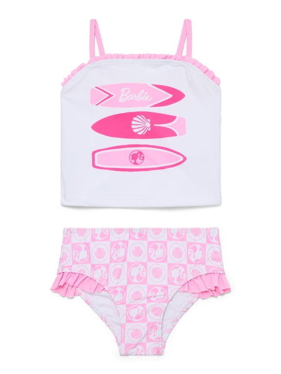 Character Toddler Girl Tankini Swimsuit Set, 2-Piece, Sizes 12M-5T