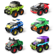 TG BLOCKS Monster Truck Building Toy for Boys and Girls, Pull Back Car Toys for Kids, Birthday Gift Idea for Teens Ages 8+ Kids