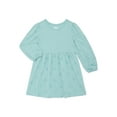 thumbnail image 1 of Garanimals Toddler Girl Long Sleeve Elastic Cuff Knit Dress, Sizes 12M-5T, 1 of 3