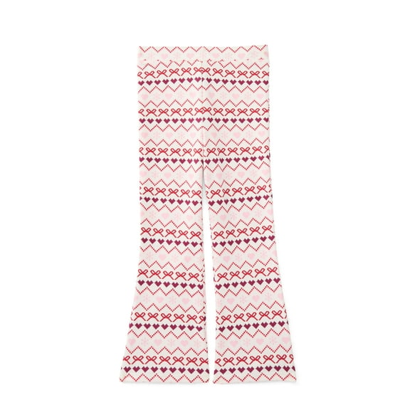 Garanimals Toddler Girls Holiday Printed Jersey Flare Pants, Sizes 18M-5T