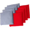 thumbnail image 1 of TG Grey and Red Championship Cornhole Bean Bags (Set of 8), 1 of 3