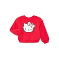 thumbnail image 1 of Hello Kitty Toddler Girls Fleece Novelty Crew Sweater, Sizes 2T-5T, 1 of 3