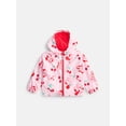 thumbnail image 1 of Minnie Mouse Toddler Girls Lightweight Windbreaker Jacket, Sizes 2T-5T, 1 of 3