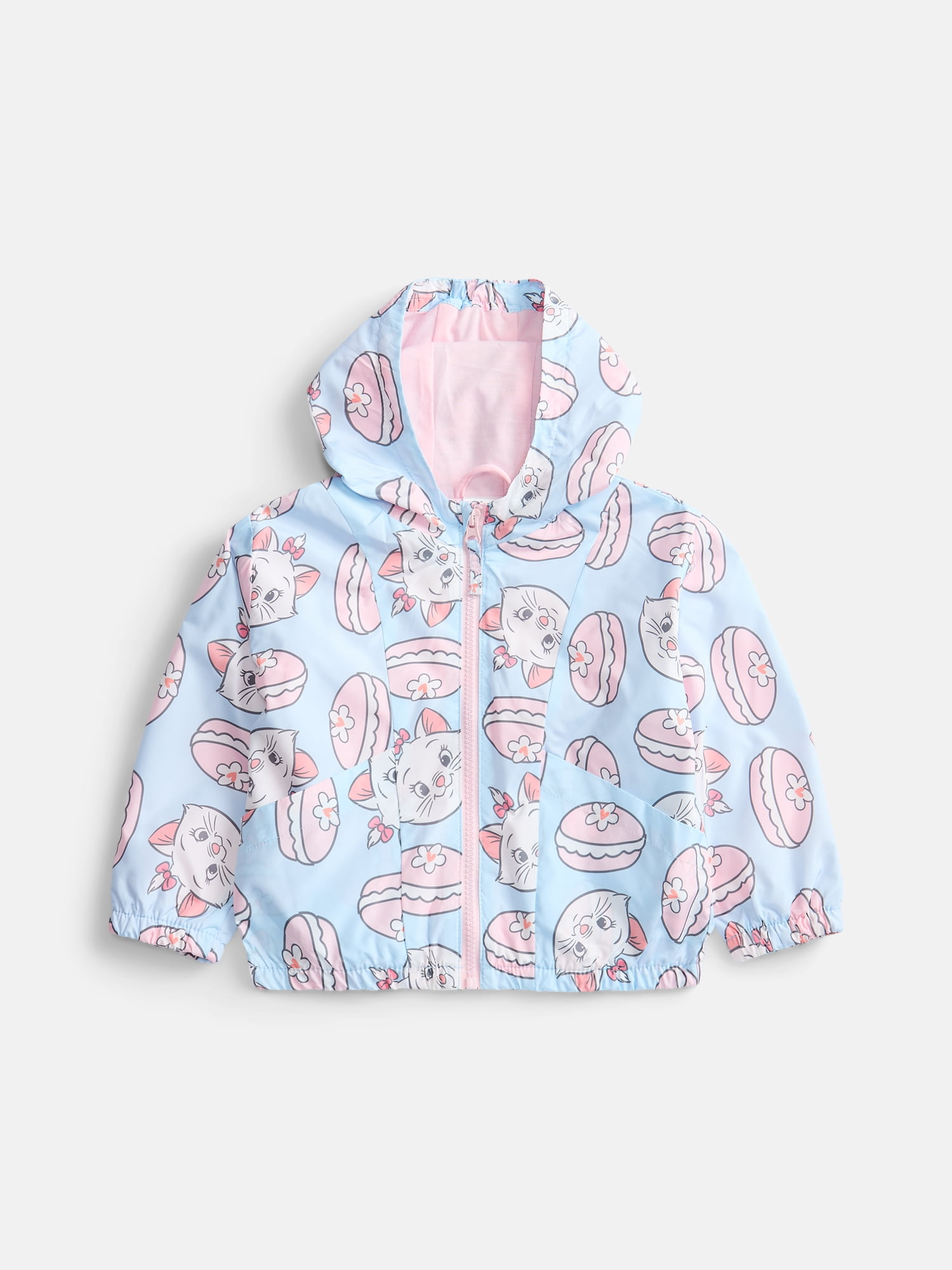 The Aristocats Marie Toddler Girls Lightweight Windbreaker Jacket, Sizes 2T-5T