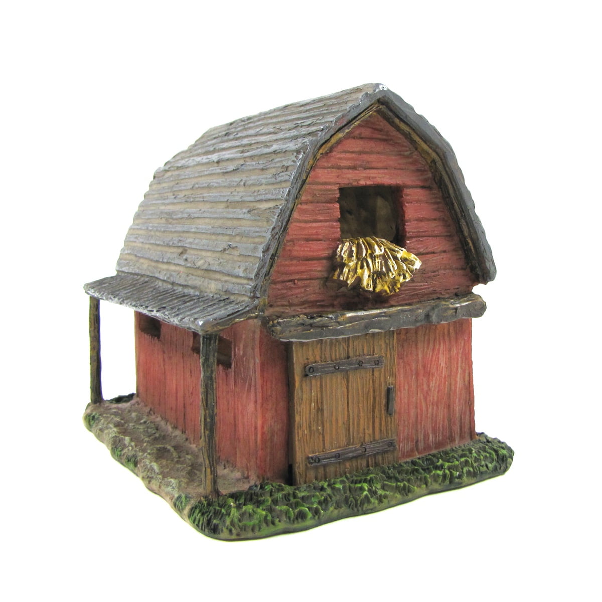 Miniature Red Barn Fairy Garden Accessory Dollhouse Decor Outdoor Gnome Ornament