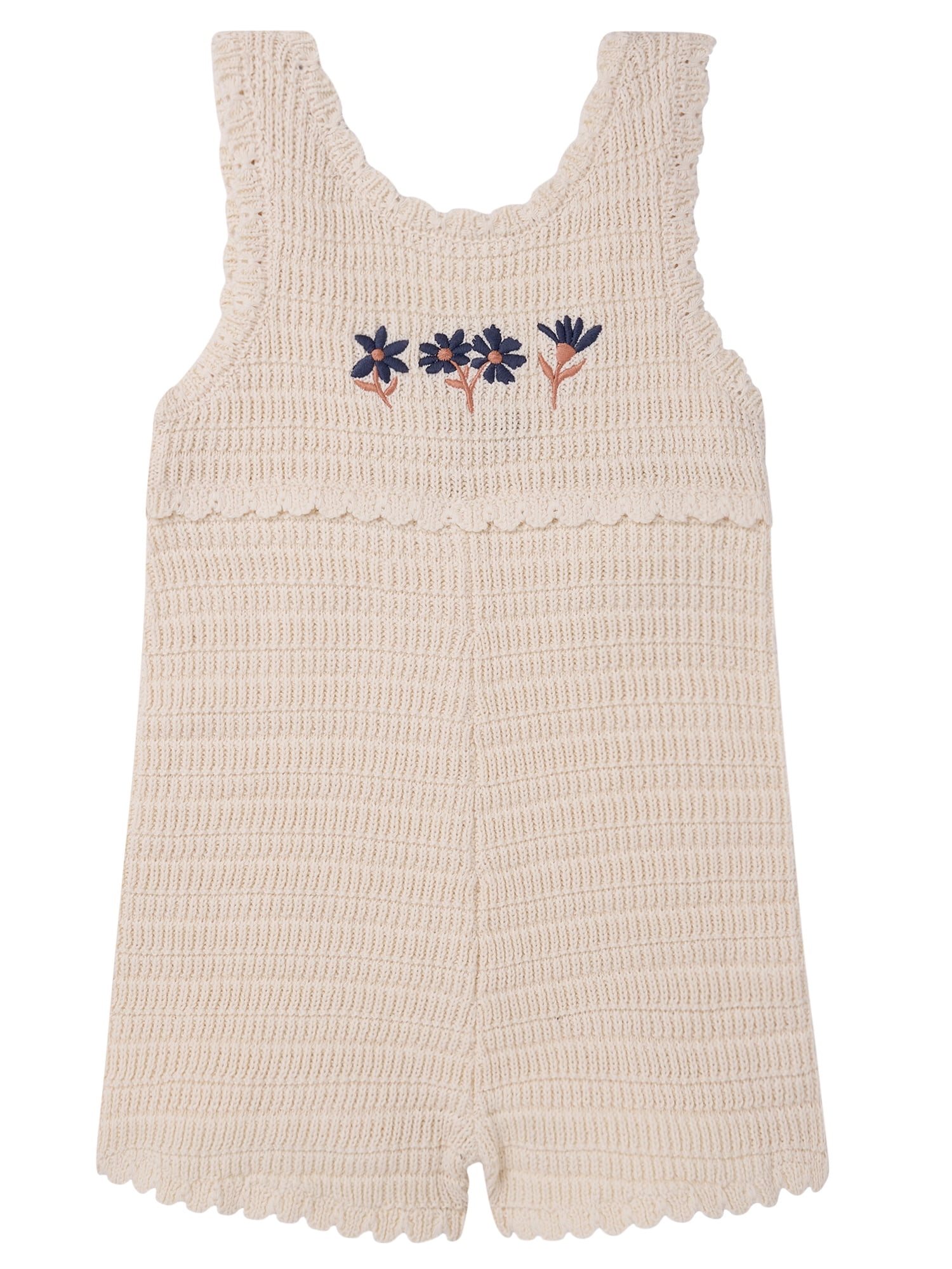 Modern Moments by Gerber Toddler Girl Sweater Knit Romper, Sizes 12 Months - 5T