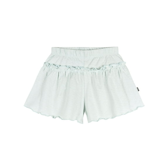 Modern Moments by Gerber Baby and Toddler Girl Organic Loose Ruffled Skirted Short, Sizes 0/3 Months - 5T