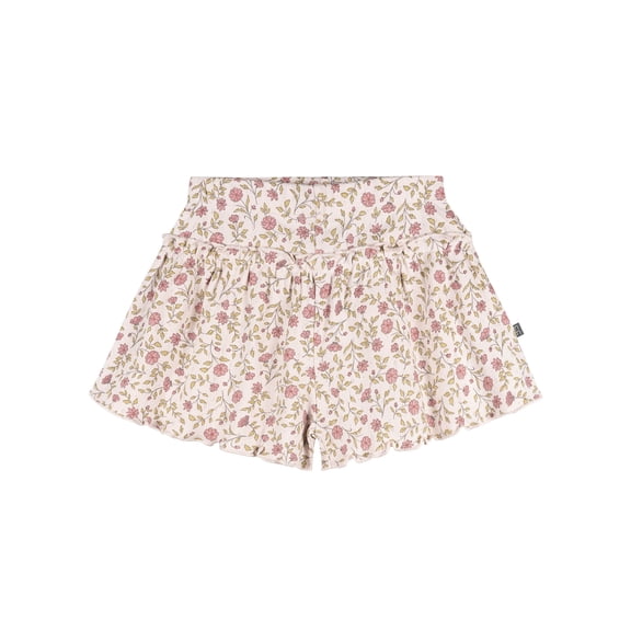 Modern Moments by Gerber Toddler Girl Loose Ruffled Skirted Short, Sizes 12 Months - 5T