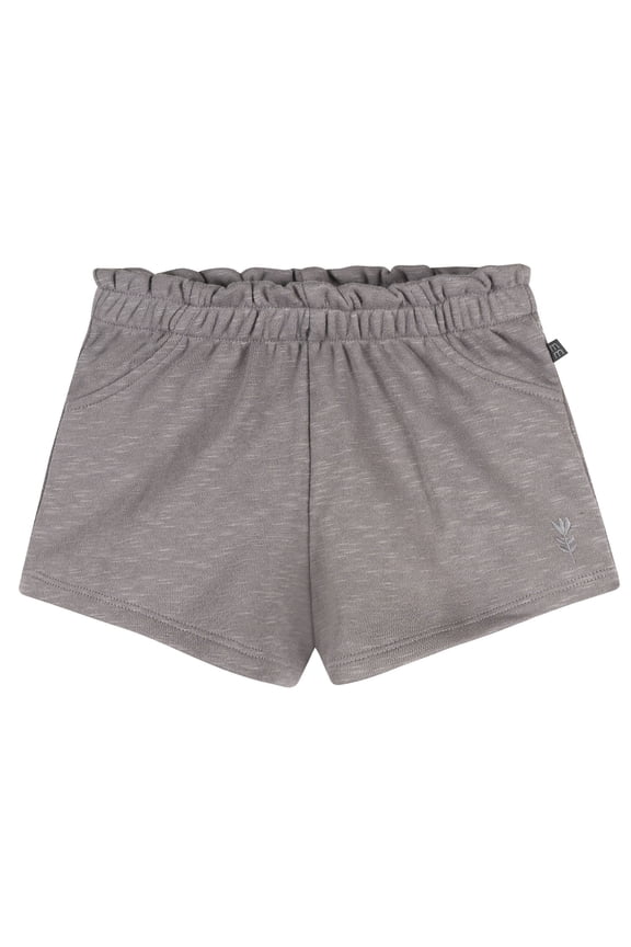 by Gerber Baby and Toddler Girl Organic Loose Ruffled Short, Sizes 0/3 Months - 5T