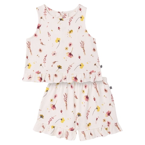 by Gerber Toddler Girl Tank Outfit Set, 2-Piece, Sizes 12 Months - 5T