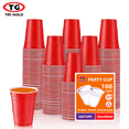 thumbnail image 1 of TG TRIGOLD Plastic Party Cups,Red,18oz,100count, 1 of 5